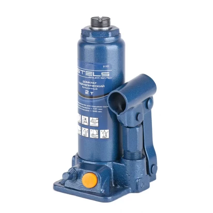 Домкрат гидравлический бутылочный 2 т h подъема 181–345 мм  STELS 51101 купить в Нижневартовске