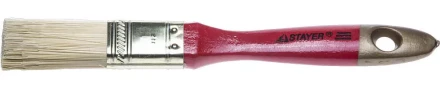 STAYER “KANEKARON-EURO”. Кисть плоская, искусственная щетина, деревянная ручка, 25мм 0106-025 купить в Нижневартовске