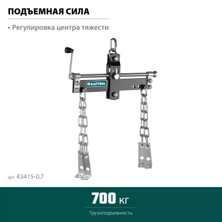 Траверсы для гидравлического крана KRAFTOOL 43415-0.7 купить в Нижневартовске