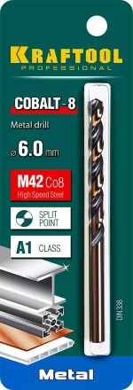 Сверла по металлу HSS-Co 29656-6 купить в Нижневартовске