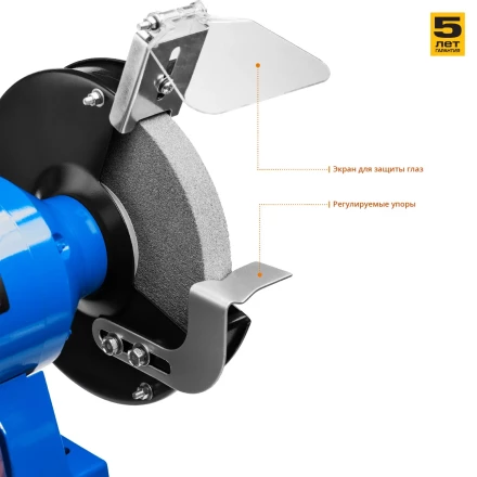 Точило с фонарем ЗТШМЭ-250-750 серия ПРОФЕССИОНАЛ купить в Нижневартовске