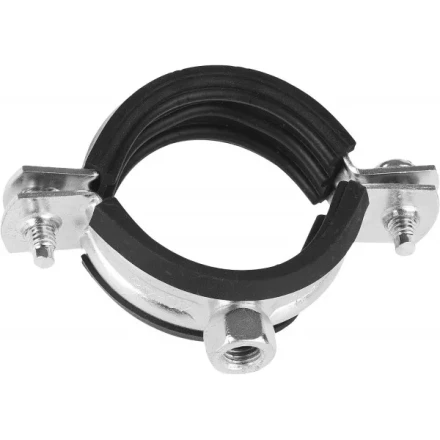 ЗУБР. Хомут трубный с гайкой, оцинкованный, 2 1/2", 1шт 37850-73-82-1 купить в Нижневартовске