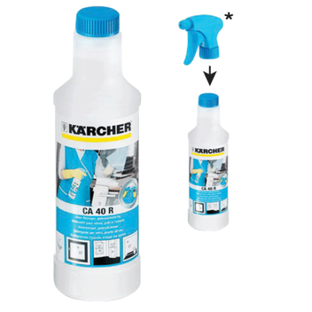 Средство чистящее KARCHERC A40R, для стекол, 0,5 л, БЕЗ РАСПЫЛИТЕЛЯ купить в Нижневартовске