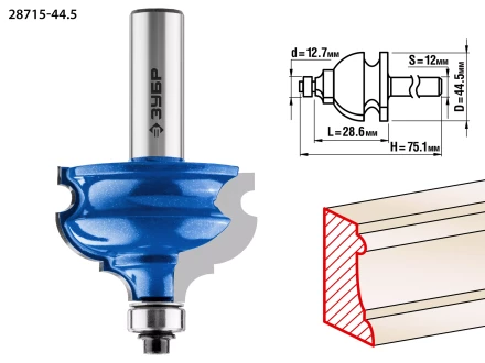Фрезы кромочные фигурные №4 серия ПРОФЕССИОНАЛ купить в Нижневартовске