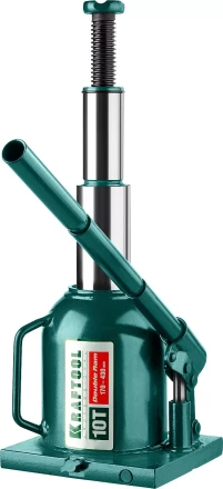 Домкрат гидравлический бутылочный "Double Ram", сварной, телескопический, 10т, 170-430мм, KRAFTOOL 43463-10 43463-10 купить в Нижневартовске