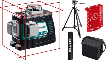 Нивелиры лазерные LL-3D, 360 град, 20/70м, IP54 34640-3 купить в Нижневартовске