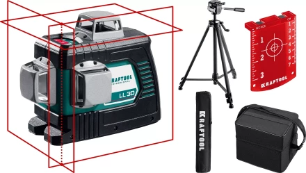Нивелиры лазерные LL-3D, 360 град, 20/70м, IP54 34640-3 купить в Нижневартовске