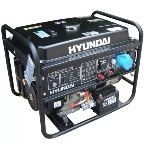 Бензогенератор Hyundai HHY 9000FЕ ATS + колеса купить в Нижневартовске