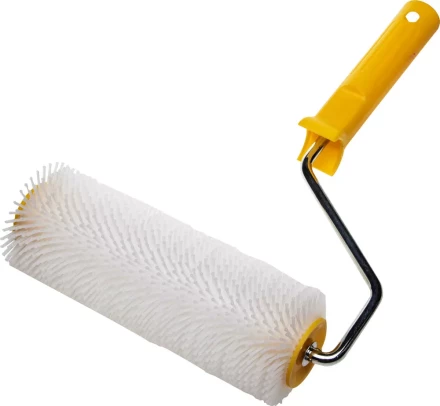 Валик игольчатый STAYER для наливных полов в сборе, пластмассовые иглы, бюгель 8мм, 75х200мм 03951-20 купить в Нижневартовске