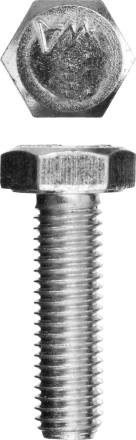 Болт ЗУБР "МАСТЕР" с шестигранной головкой, ГОСТ 7798-70, класс прочности 5.8, оцинкованный, M8x16мм, 5кг 303080-08-016 купить в Нижневартовске