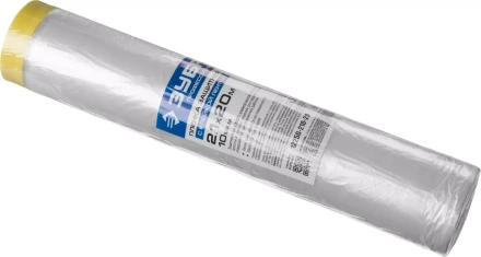 Пленка ЗУБР "ПРОФЕССИОНАЛ" защитная с клейкой лентой, HDPE, 10мкм, 2,1х20м 12250-210-20 купить в Нижневартовске