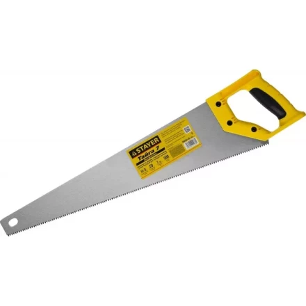 Ножовка универсальная (пила) "Тайга-7", 500мм,7TPI, закаленный зуб, рез вдоль и поперек волокон, для средн заготовок, фанеры, ДСП,МДФ, STAYER 15050-50_z02 купить в Нижневартовске