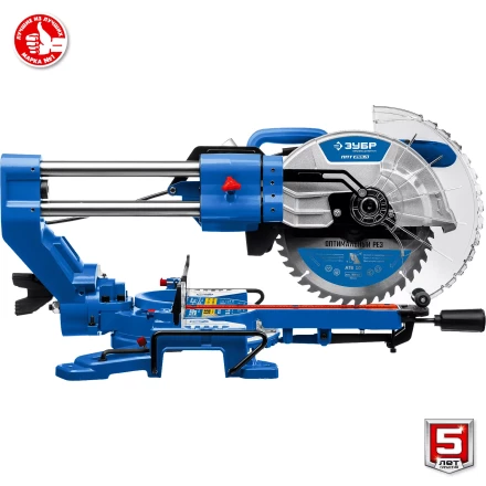 ЗУБР Профессионал ППТ-255-П пила торцовочная с протяжкой, d 255 х 30 мм, 2000 Вт купить в Нижневартовске