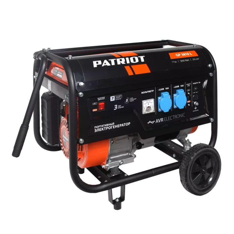 Генератор бензиновый PATRIOT GP 3810 L купить в Нижневартовске