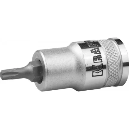 Торцовая бита-головка KRAFTOOL "INDUSTRIE QUALITAT", материал S2, TORX, сатинированная, 1/2", Т25 27905-25_z01 купить в Нижневартовске