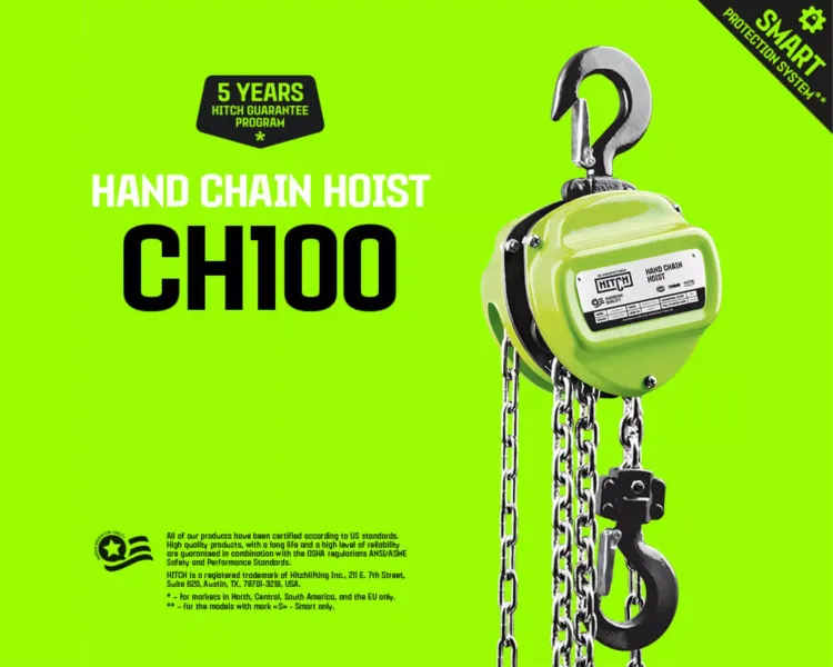 Таль ручная цепная HITCH CH100, 1 т, 3 м купить в Нижневартовске