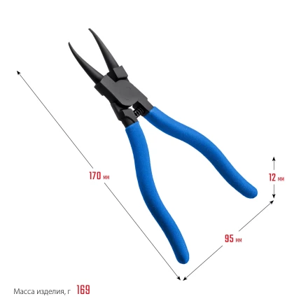 ЗУБР 180 мм, прямые губки, внутренний съемник стопорных колец, Профессионал (22821-1) купить в Нижневартовске