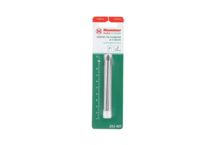 Сверло по плитке HAMMER Ф12х90мм (DR GL 12,0мм*90мм) купить в Нижневартовске