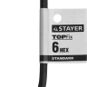Ключ имбусовый STAYER "STANDARD", сталь, черный, 6мм 27405-6 купить в Нижневартовске