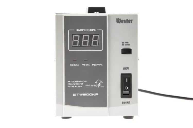 Стабилизатор напряжения WESTER STW500NP купить в Нижневартовске