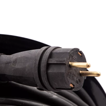 Удлинитель силовой 50 м, 16А, тип УХз16, КГ 3 x 2.5 мм, на стальной катушке, 4 розетки Сибртех 95880 купить в Нижневартовске