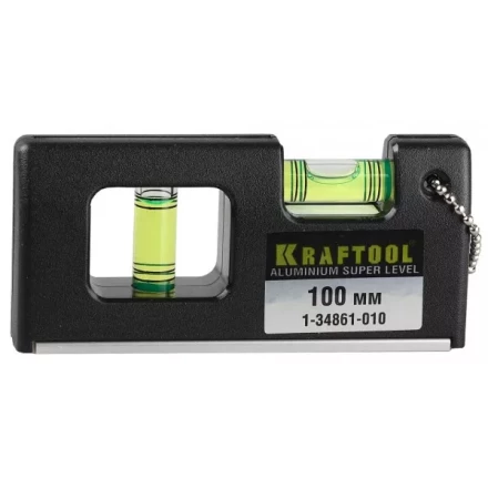 Уровень KRAFTOOL "PRO" "МИНИ" с магнитом, 2 ампулы, 100мм 1-34861-010 купить в Нижневартовске