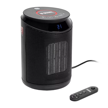 Тепловентилятор электрический керамический Denzel DTFC-2000, пульт, 3 режима, вентилятор, нагрев 1000/2000 Вт 96419 купить в Нижневартовске