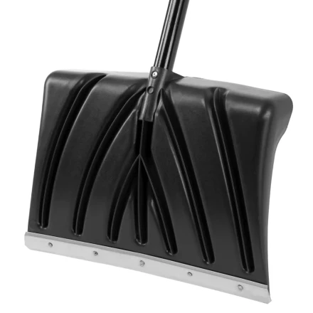 Лопата для уборки снега пластиковая, 450х325х1370 мм, стальной черенок, Palisad 61660 купить в Нижневартовске