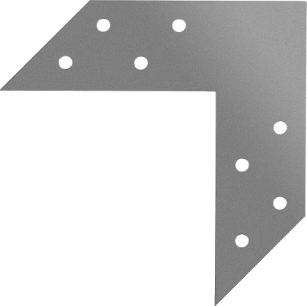 ЗУБР УС-2.0, 120 x 120 x 35 x 2 мм, угловой соединитель (31044-120) купить в Нижневартовске