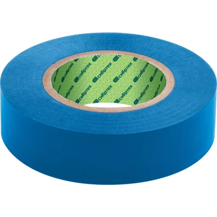 Изолента ПВХ 15 мм х 10 м 130 мкм синяя СИБРТЕХ 88787 купить в Нижневартовске