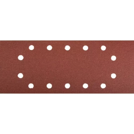 Лист шлифовальный ЗУБР &quot;МАСТЕР&quot;, 14 отверстий, для ПШМ на зажимах, Р180, 115х280мм, 5шт 35594-180 купить в Нижневартовске