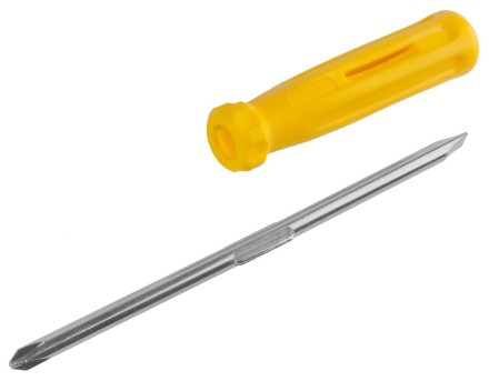 Отвертка STAYER &quot;STANDARD&quot; 2-в-1 с двухсторонним стержнем, PH №2 /SL 6мм, 85мм 2515_z01 купить в Нижневартовске