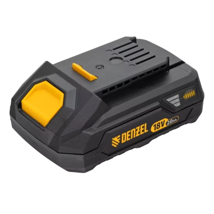 Дрель-шуруповерт аккумуляторная, бесщет.  Denzel 26141 BLDL-18-0 Li-Ion, 18 В купить в Нижневартовске