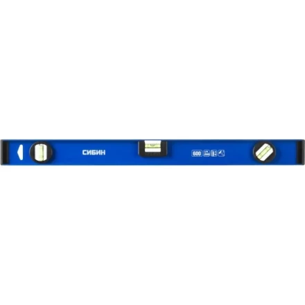 Уровень СИБИН двутавровый, 3 ампулы, измерительная линейка, 60см 34607-060 купить в Нижневартовске