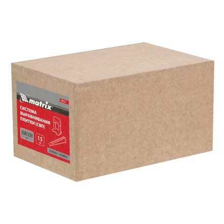 Комплект зажим + клин для системы выравнивания плитки СВП Ворота, 250/250 шт. в коробе Matrix 88120 купить в Нижневартовске