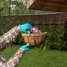 Кашпо подвесное с декором, с кокосовой корзиной, диаметр, 30 см Palisad 690108 купить в Нижневартовске