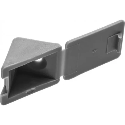 Уголок мебельный ЗУБР с шурупом, цвет св-серый, 4,0x15мм, ТФ6, 4шт 4-308256-6 купить в Нижневартовске