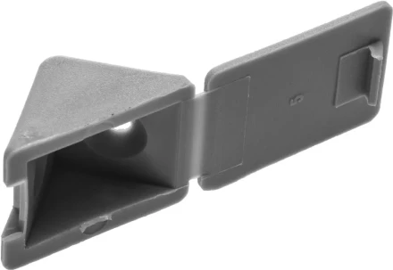 Уголок мебельный ЗУБР с шурупом, цвет св-серый, 4,0x15мм, ТФ6, 4шт 4-308256-6 купить в Нижневартовске