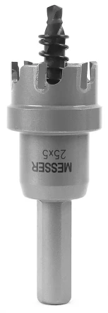 ТСТ коронка MESSER 25X5 с центрирующим сверлом и толкающей пружиной купить в Нижневартовске