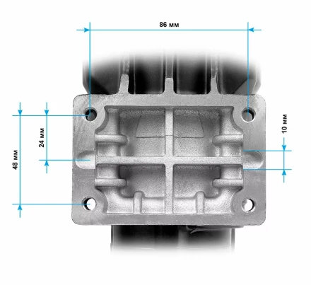 Двигатель алмазного бурения MESSER DM180-1  230мм, 3,2 кВт, 900 об/мин, с PRCD купить в Нижневартовске
