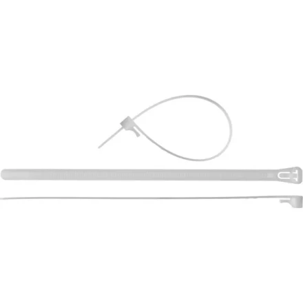 Хомуты нейлоновые ЗУБР "МАСТЕР" многоразовые, 7,5 мм x 200 мм, 100 шт 309240-75-200 купить в Нижневартовске