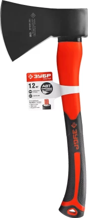 Топор ЗУБР "МАСТЕР" кованый с двухкомпонентной стеклопластиковой рукояткой, 1,2кг 2061-12 купить в Нижневартовске