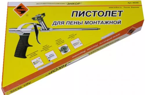 Пистолет для пены монтажной Энкор 56359 56359 купить в Нижневартовске