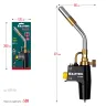 Blue Fire  KF-9000  горелка для МАПП / MAPP газа,  с пъезоподжигом,  на баллон c резьбовым соединением US 1, 2000°C 55510 купить в Нижневартовске