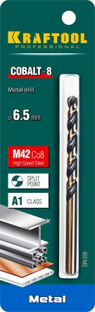 Сверла по металлу HSS-Co 29656-6.5 купить в Нижневартовске