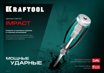 Ударные отвертки IMPACT 250034-2 купить в Нижневартовске