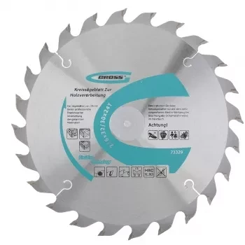 Пильный диск по дереву 216 x 32/30 x 24Т GROSS 73329 купить в Нижневартовске