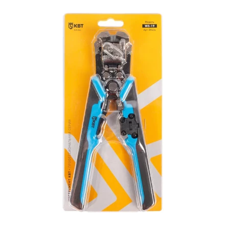 Автоматический многофункциональный стриппер КВТ WS-19 для снятия изоляции с проводов 0.05–10 мм (89424) купить в Нижневартовске