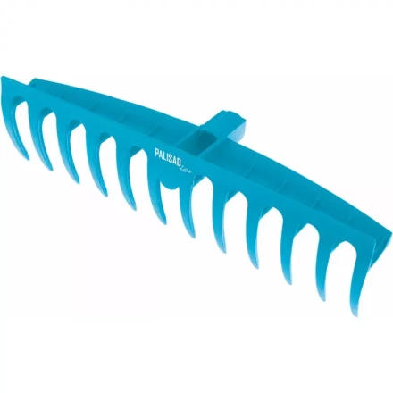 Грабли пластиковые 400 мм 12 плоских зубьев усиленные Palisad 61732 купить в Нижневартовске
