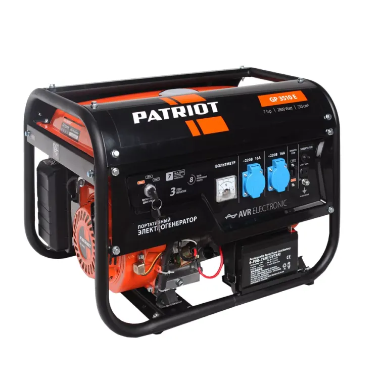 Генератор бензиновый PATRIOT GP 3510 E купить в Нижневартовске